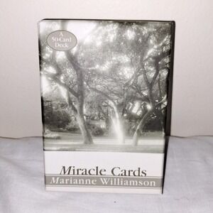Marianne Williamson Miracle Cards 50 Deck Spiritual Guidance Daily Affirmations
